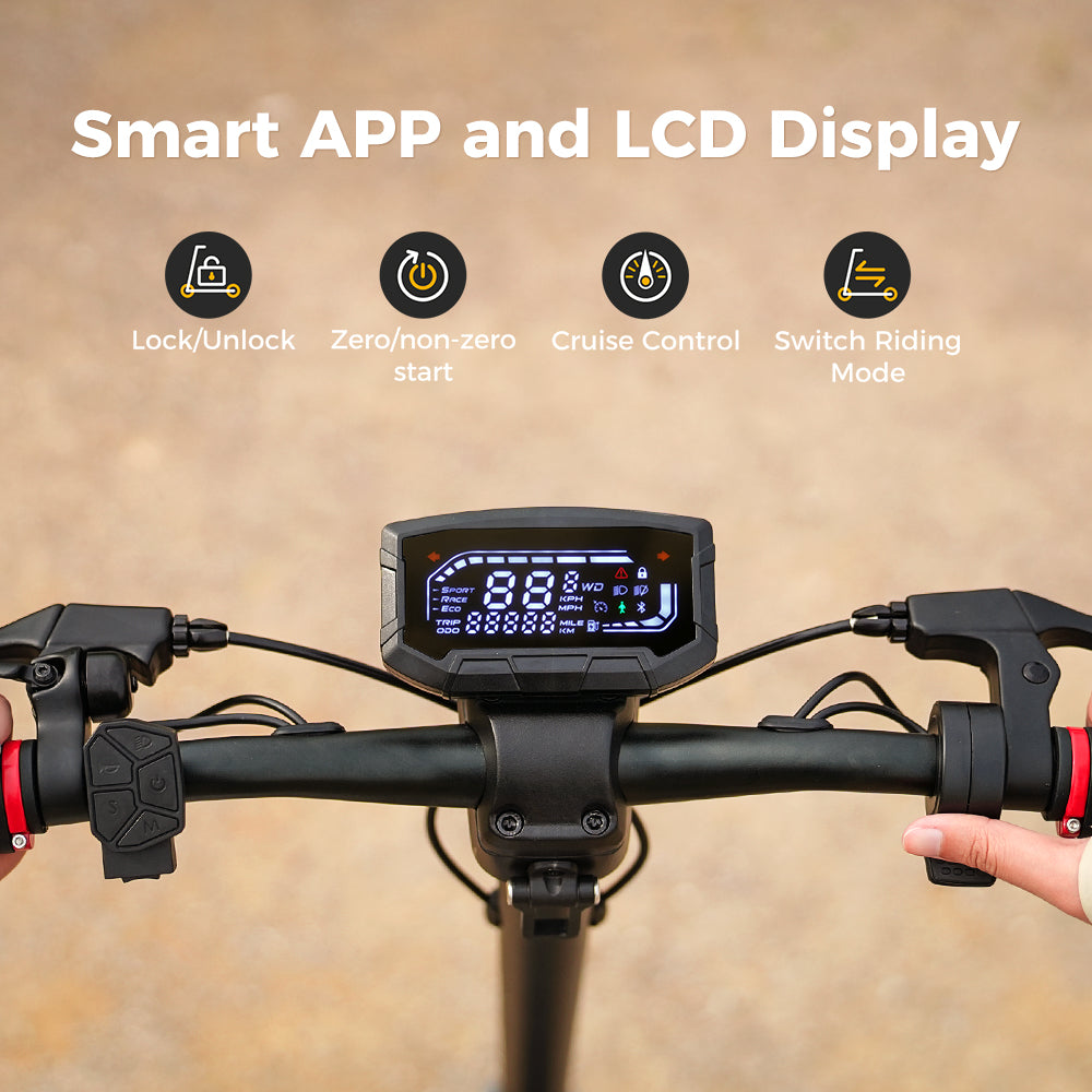 iScooter iX7 Pro Off Road Electric Scooter 2000W Peak Power