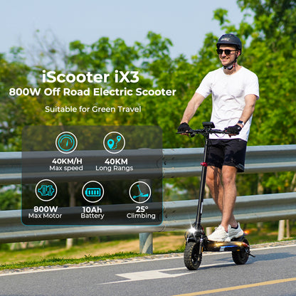 iScooter iX3 800W Off Road Electric Scooter
