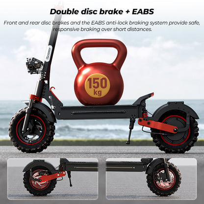 iScooter iX5S Off Road E-Scooter 1000W Peak Power
