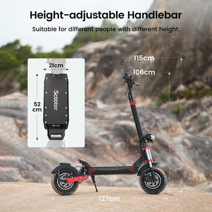 iScooter iX8 E-Scooter 2400w Dual Motor Off Road Electric Scooter