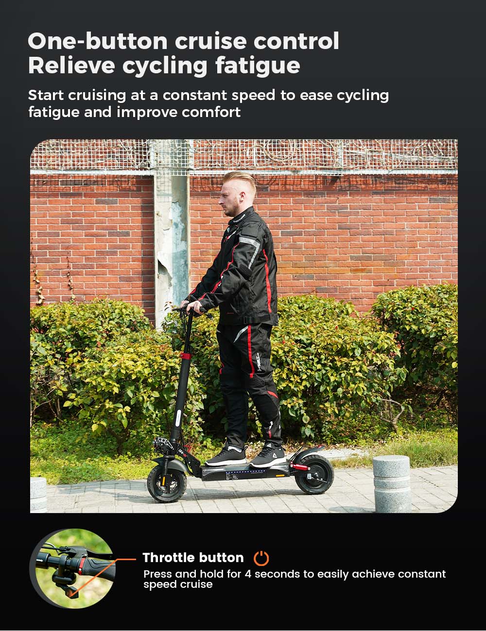 iScooter iX4 E-scooter Off Road 800W Motor for Adult