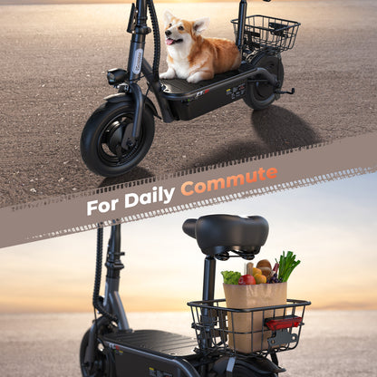 iScooter F3 Electric Scooter 1000W Motor with Seat | Commuter E-Scooters