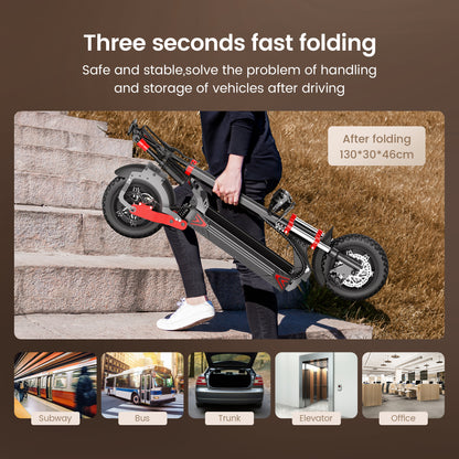iScooter iX8 E-Scooter 2400w Dual Motor Off Road Electric Scooter