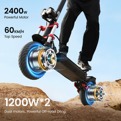 iScooter iX8 E-Scooter 2400w Dual Motor Off Road Electric Scooter